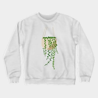 Green hanging plant flower T-Shirts Crewneck Sweatshirt